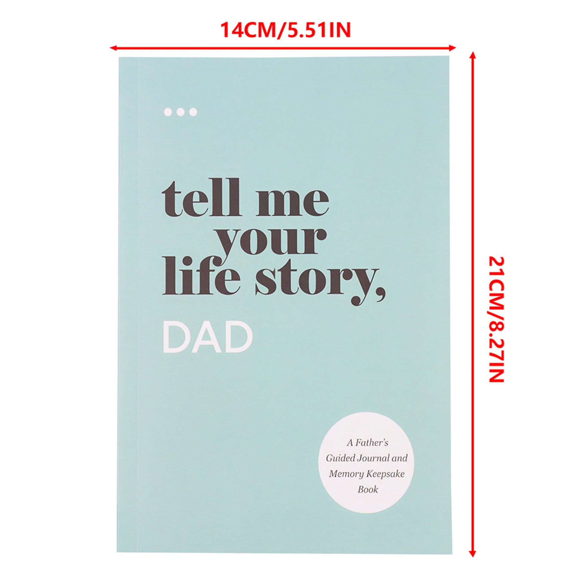 Family Story Recording Handbook Set - Tell Me Your Life Story Notepad Journal Notebook Planner Diary Notebooks Writing Pads